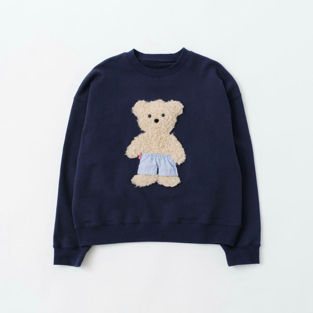 トップス POPPY PANTY-BEAR SWEATSHIRT