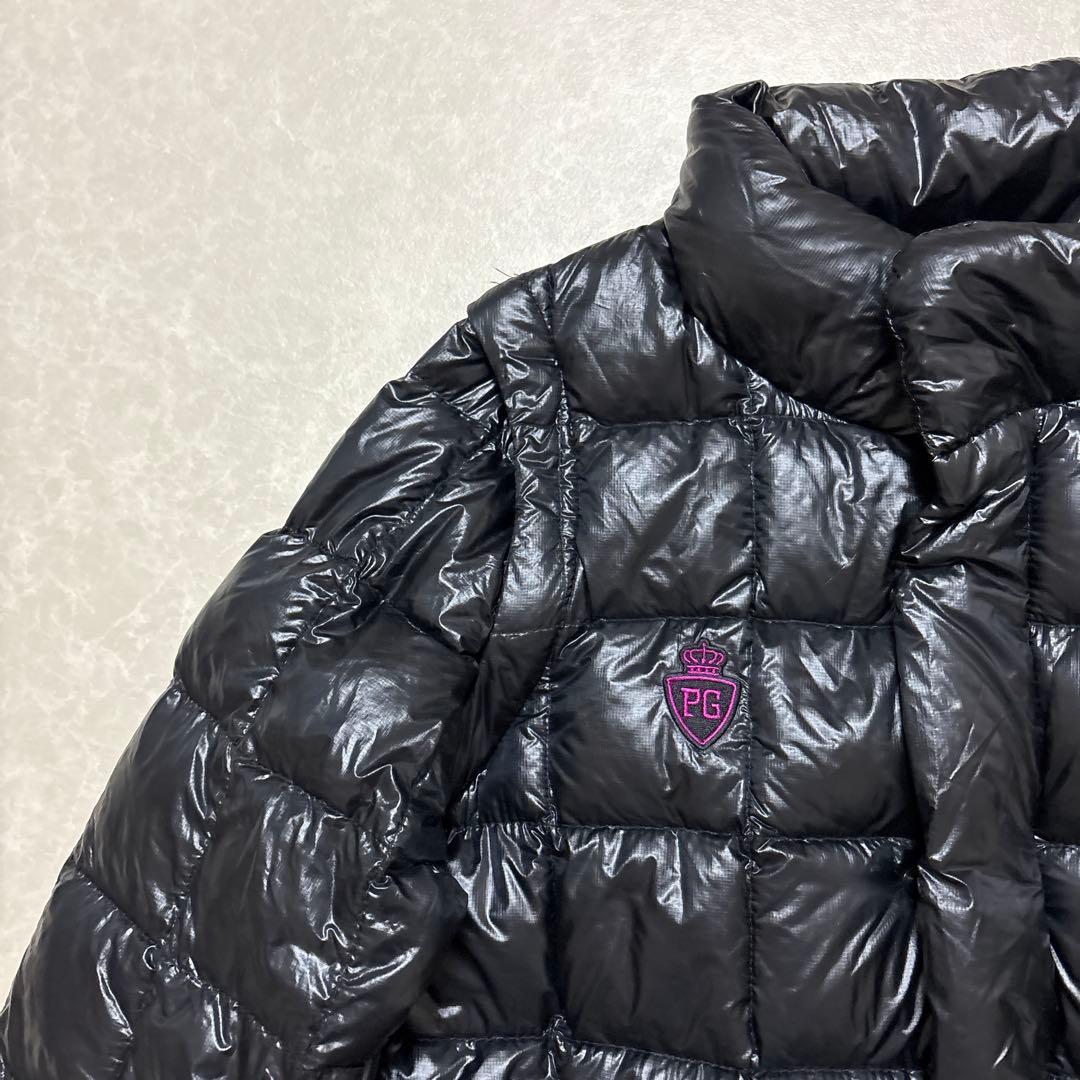 パーリーゲイツ★PERTEX®★袖着脱可能★ダウンジャケット【レディース 0（S