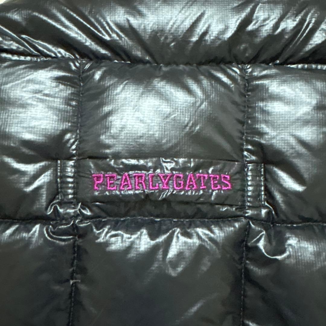 パーリーゲイツ★PERTEX®★袖着脱可能★ダウンジャケット【レディース 0（S