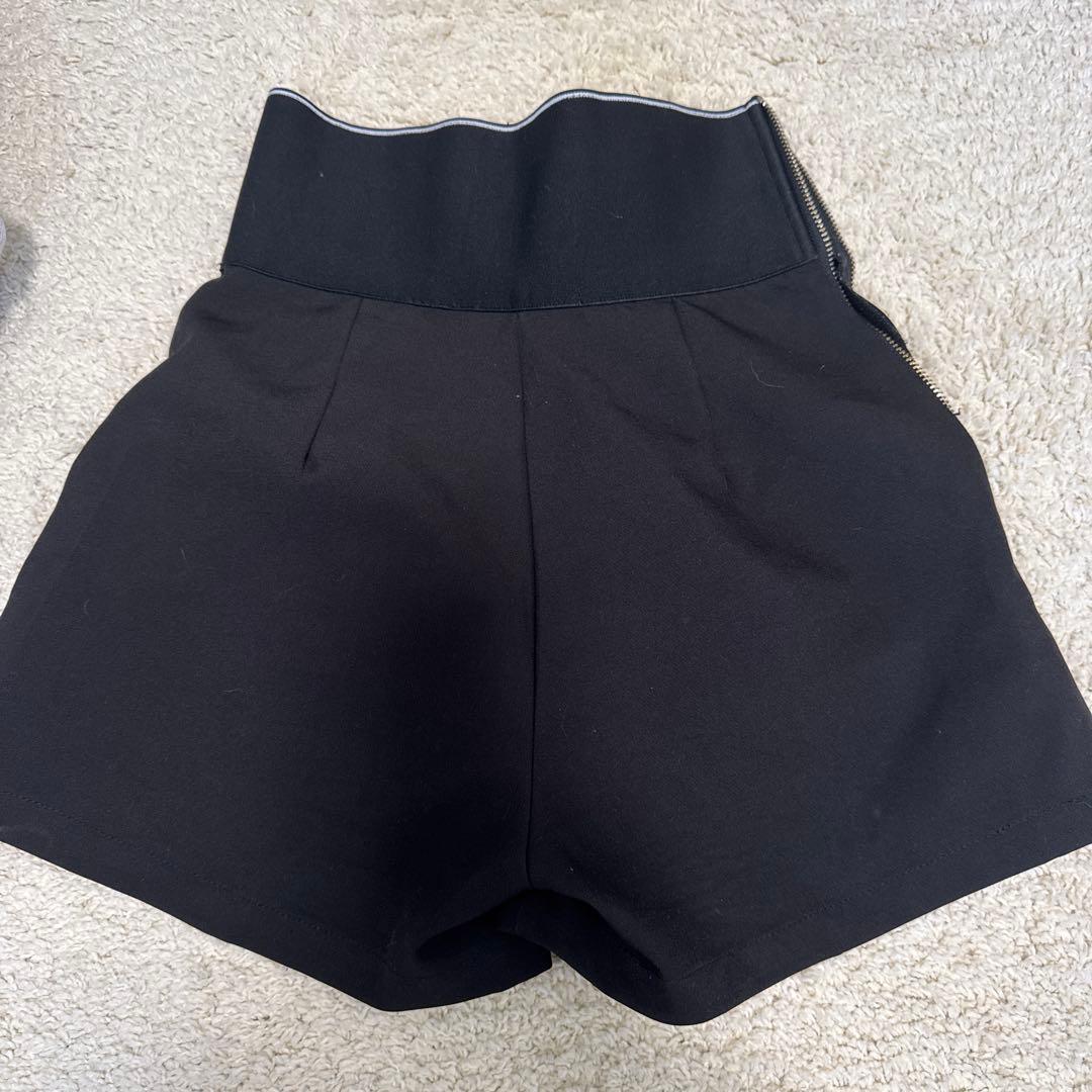 alexander wang ブラックショートパンツ