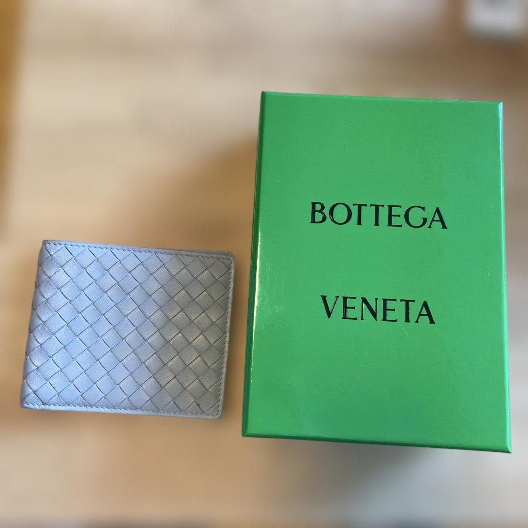 Bottega Veneta 二つ折り財布 グレー
