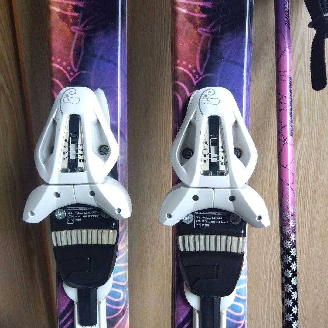 Hart アルペンスキーセット 紫とピンク ★板とストックのセット★