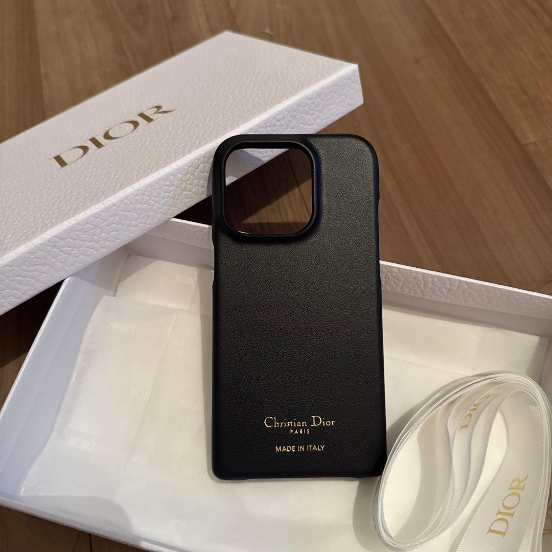 Dior レザー iPhone15Proケース