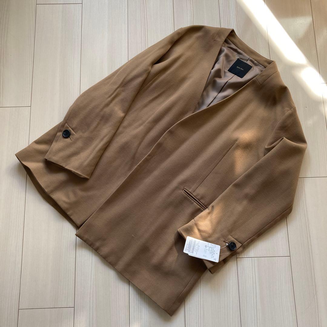 新品・未使用　Spick and Span ウールノーカラージャケット