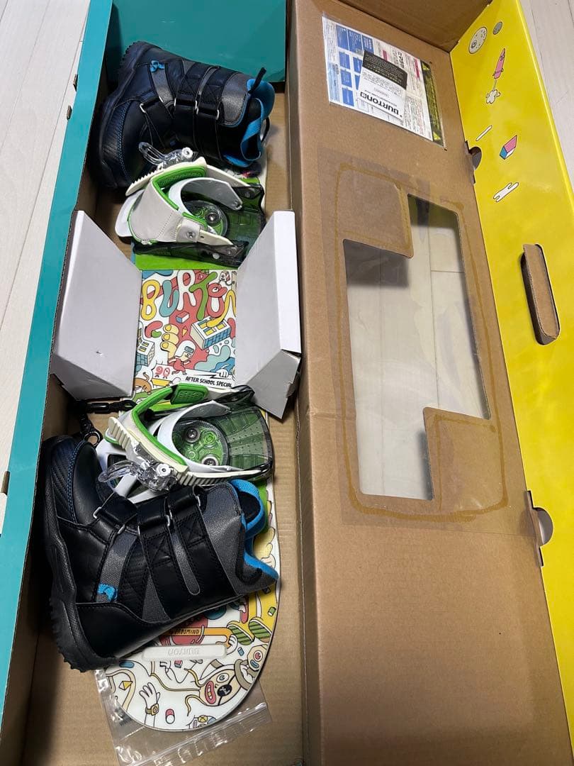 Burton After Schoolバートン キッズ用スノーボード 3点セット
