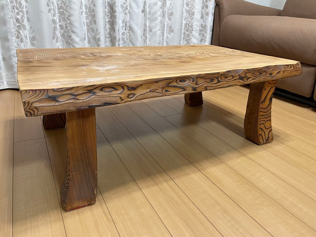 一枚板　無垢材 センターテーブル ローテーブル