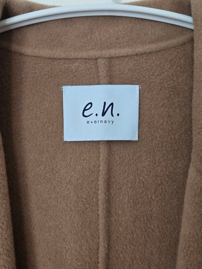 専用❗e.n.エバーネイビーキャメルロングコート　evernavyチェスターコー
