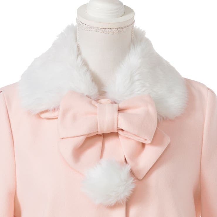 コート プレゼント Aライン ピンク