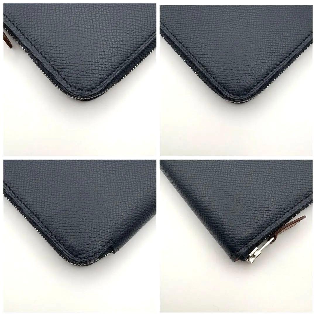 HERMES エルメス アザップロング シルクイン ブルーインディゴ　人気柄