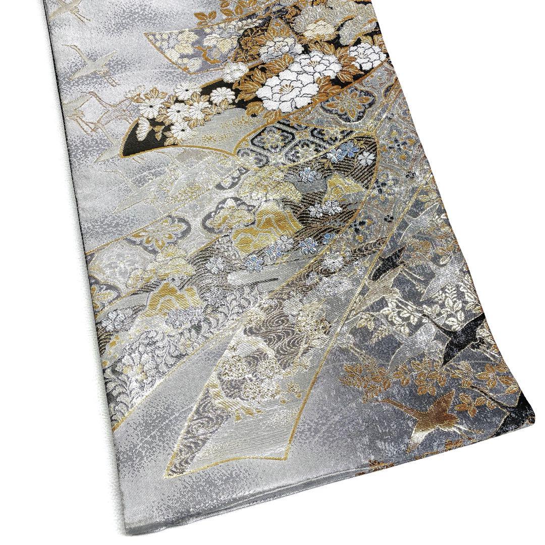 V1302 ●高級 正絹 六通 袋帯