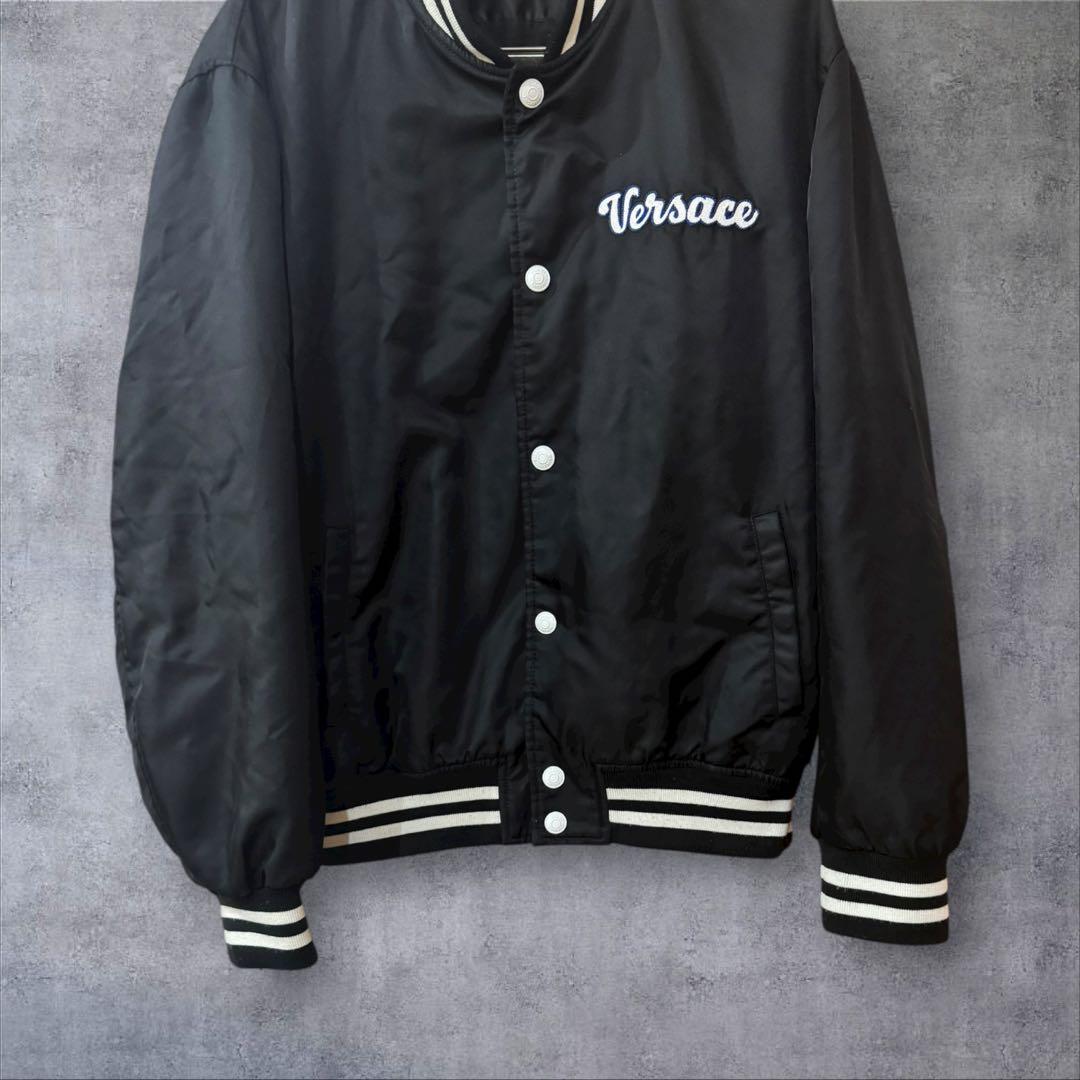 VERSACE ブラック スタジャン L ブルゾン ヴェルサーチ