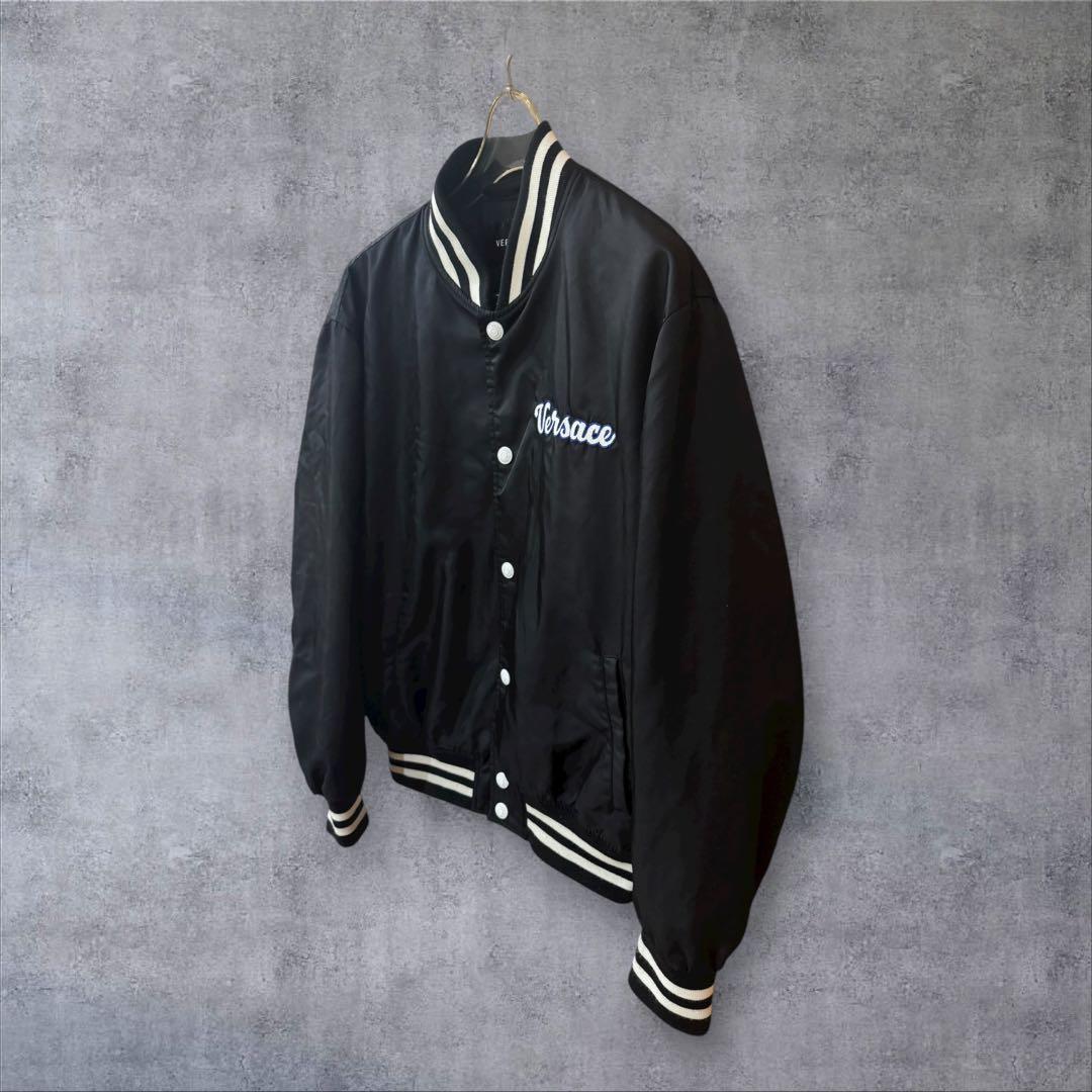 VERSACE ブラック スタジャン L ブルゾン ヴェルサーチ