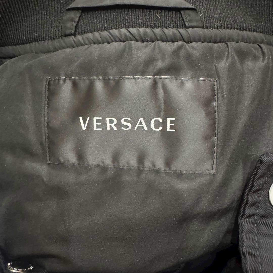 VERSACE ブラック スタジャン L ブルゾン ヴェルサーチ