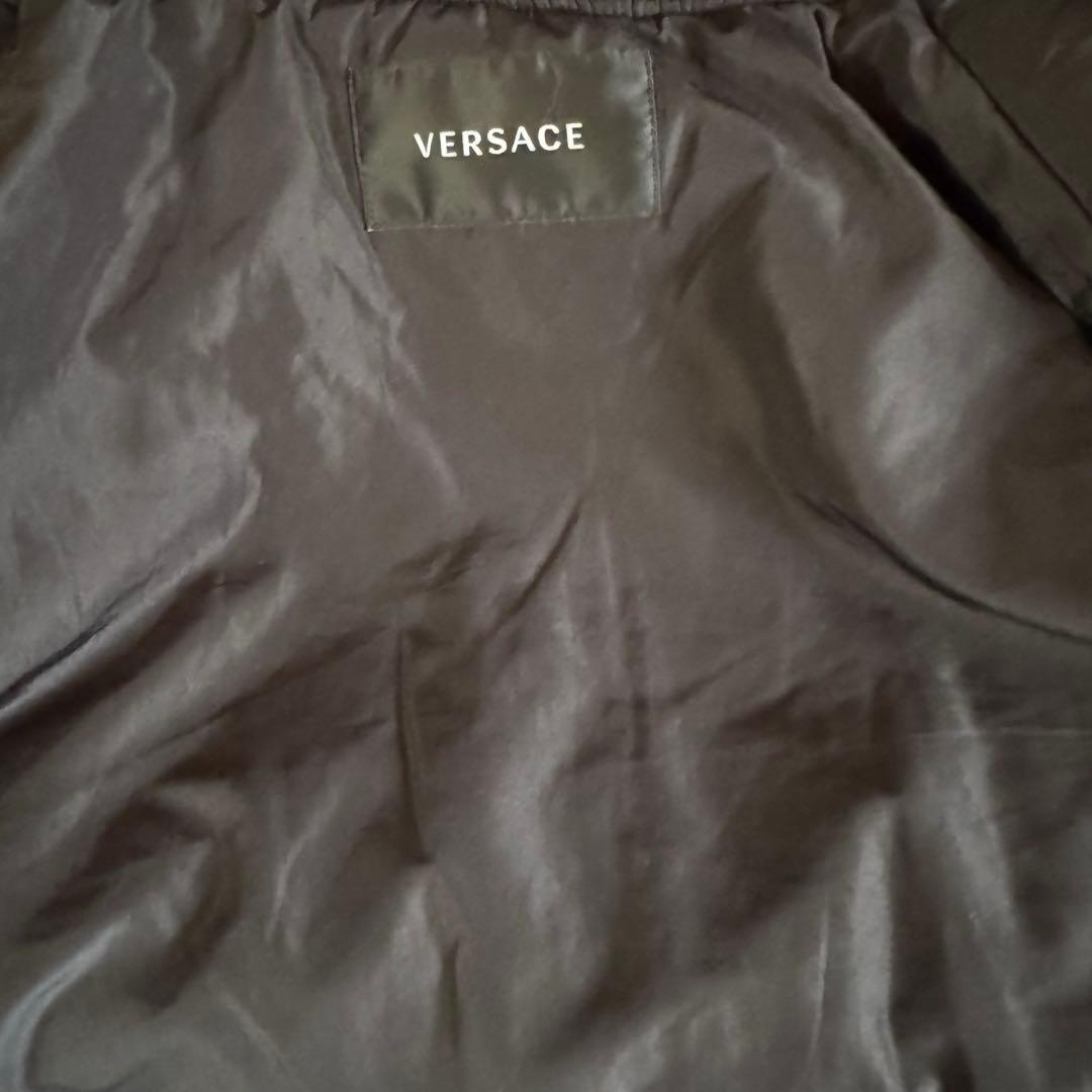 VERSACE ブラック スタジャン L ブルゾン ヴェルサーチ