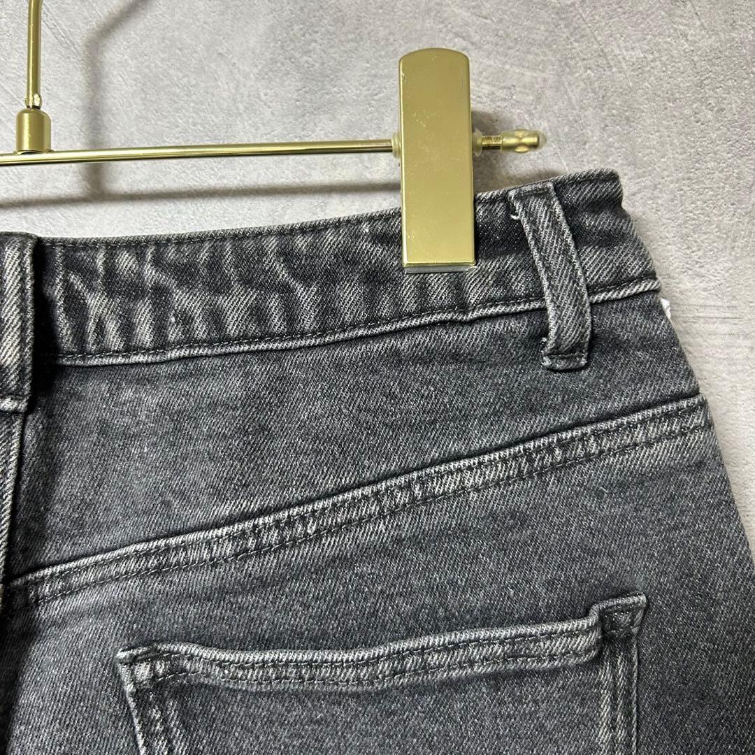 新品 即完売品 Darich リメイクライクワイドデニムパンツ ブラック