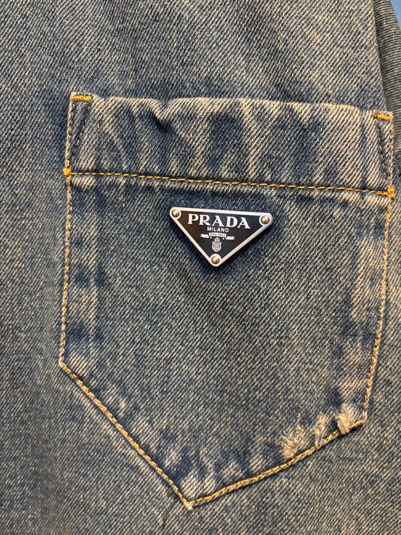 PRADA プラダ　デニム　ワンピース　美品