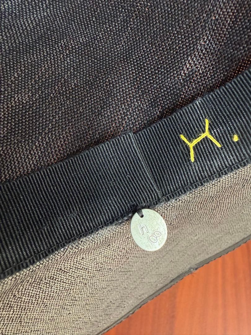 mina pern 麻素材のお帽子