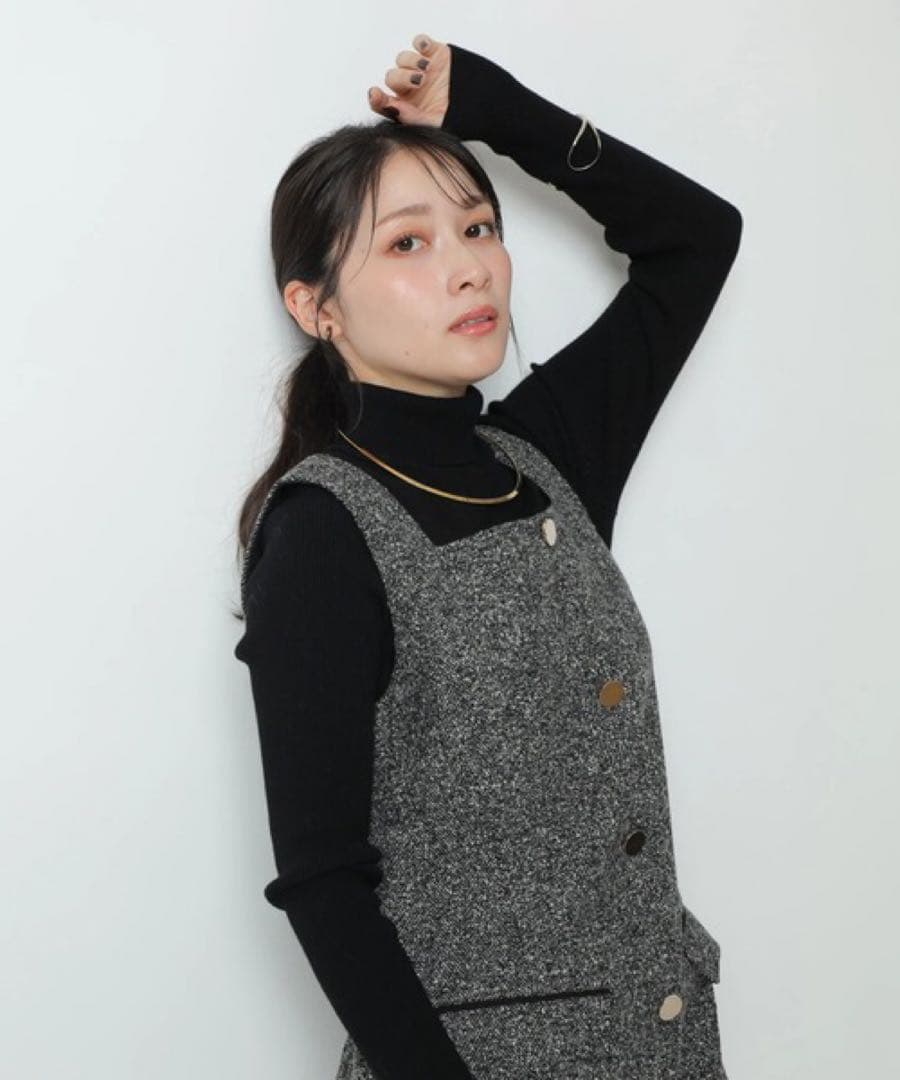 【未使用品タグ付き】アプワイザーリッシェ　スクエアネックミニジャンスカ