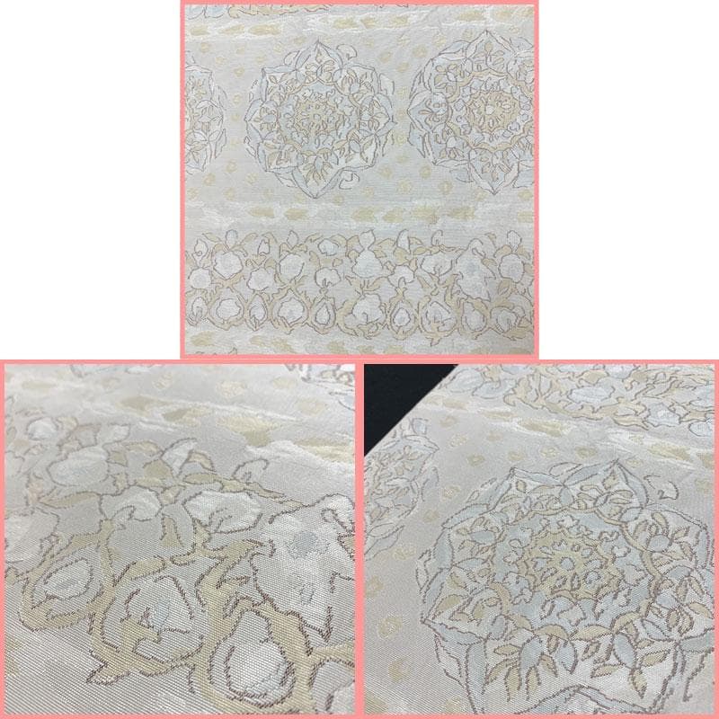 508my20◇川島織物 ふくれ織 横段 宝相華 唐草 本袋帯◇美品