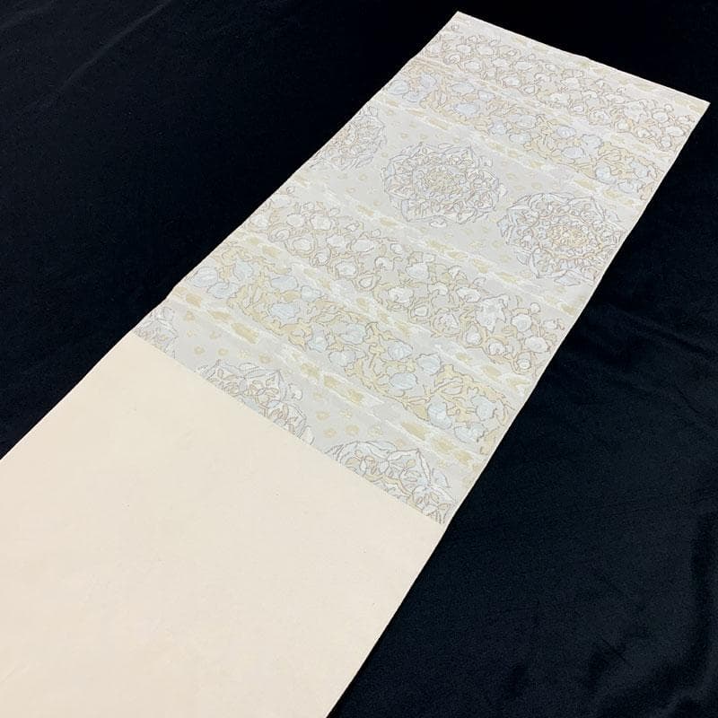 508my20◇川島織物 ふくれ織 横段 宝相華 唐草 本袋帯◇美品