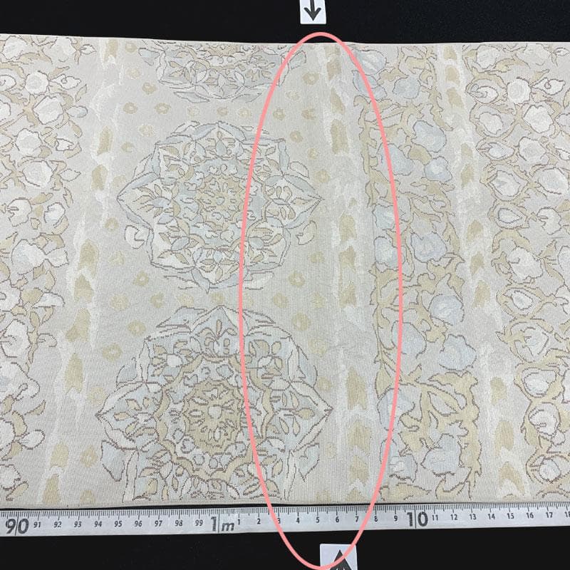 508my20◇川島織物 ふくれ織 横段 宝相華 唐草 本袋帯◇美品