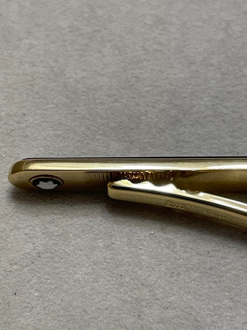 MONTBLANT タイピン　オニキス　モンブラン