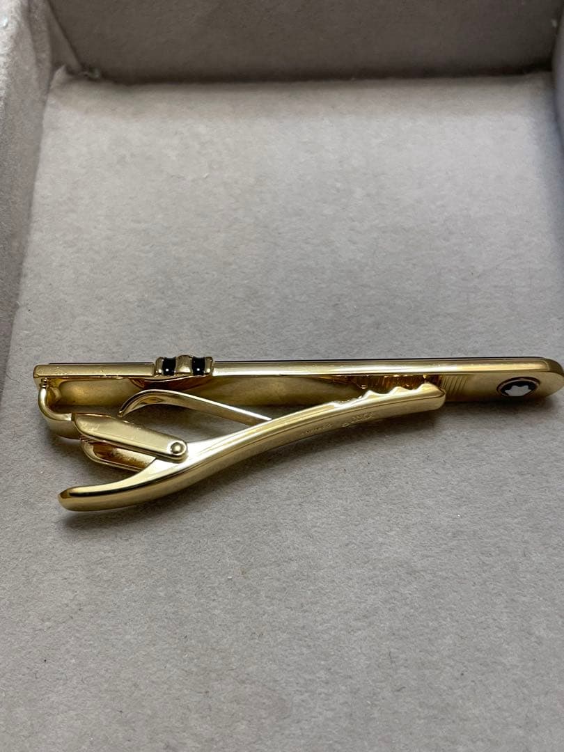 MONTBLANT タイピン　オニキス　モンブラン