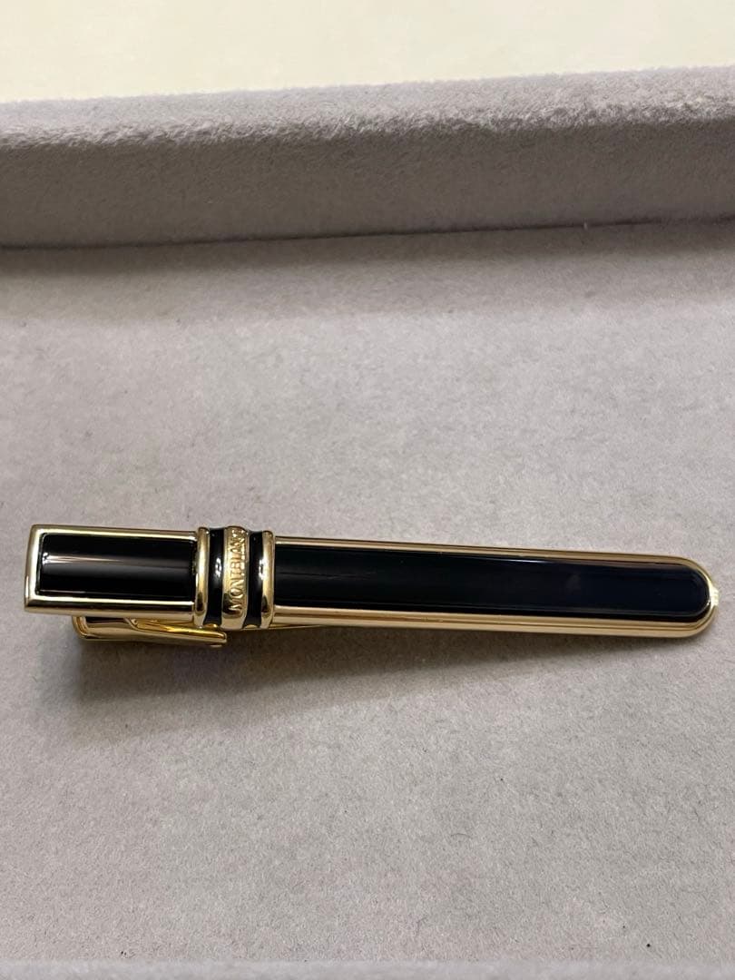 MONTBLANT タイピン　オニキス　モンブラン