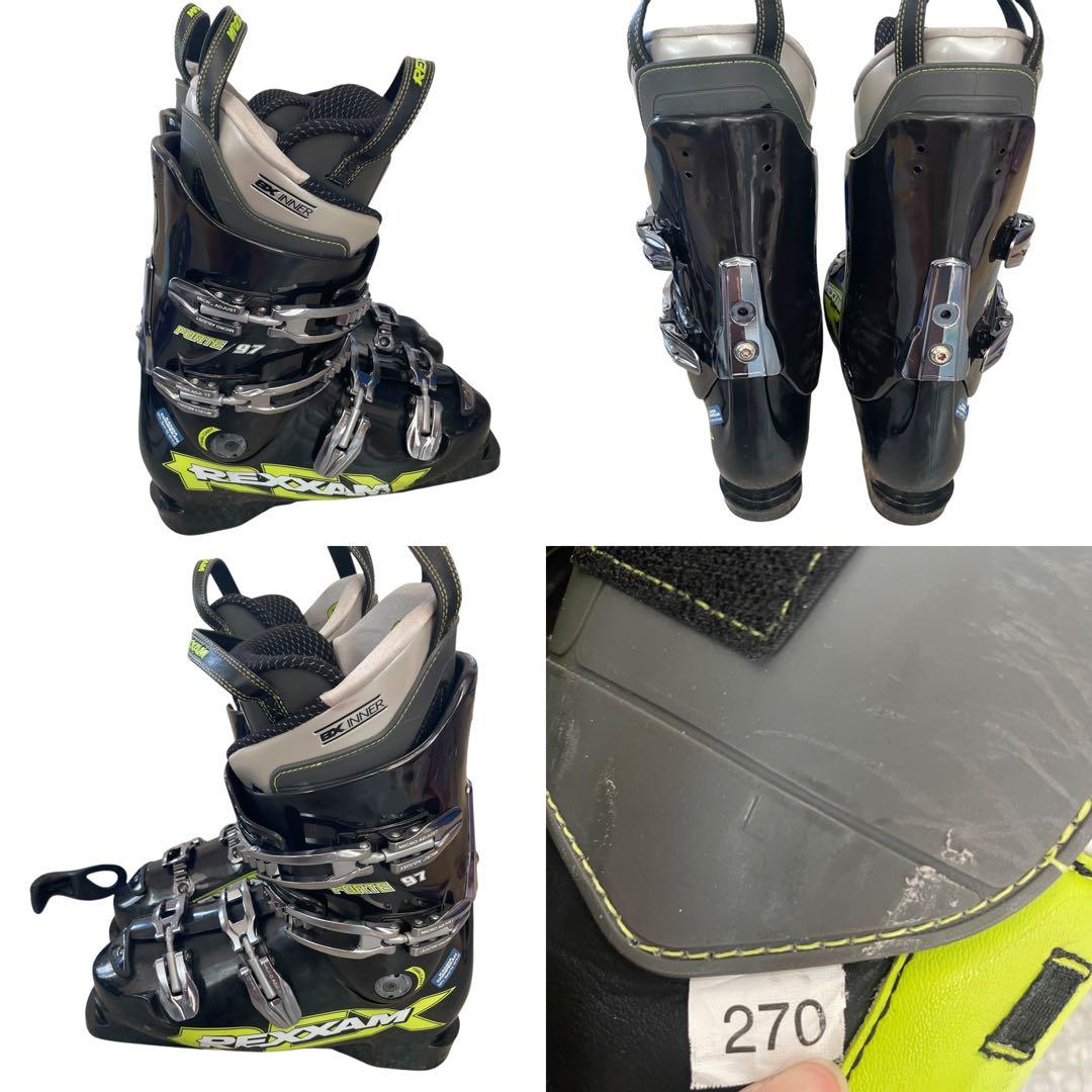 メンズ　REXXAM 　27cmショートスキー　ファンスキーセット　90cm