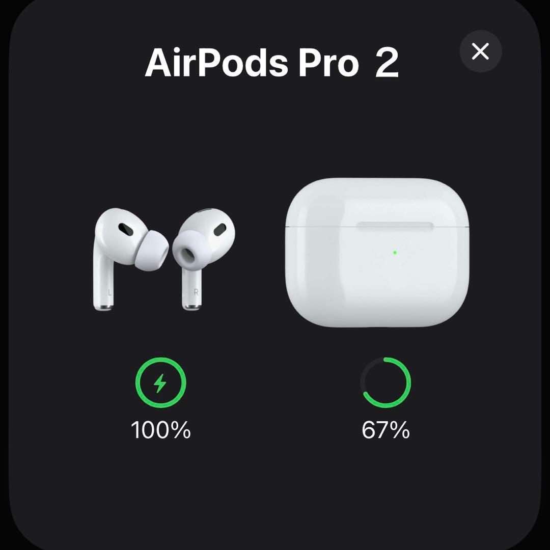 【美品】　AirPods Pro 第2世代 USB-C 全機能正常・付属品完備