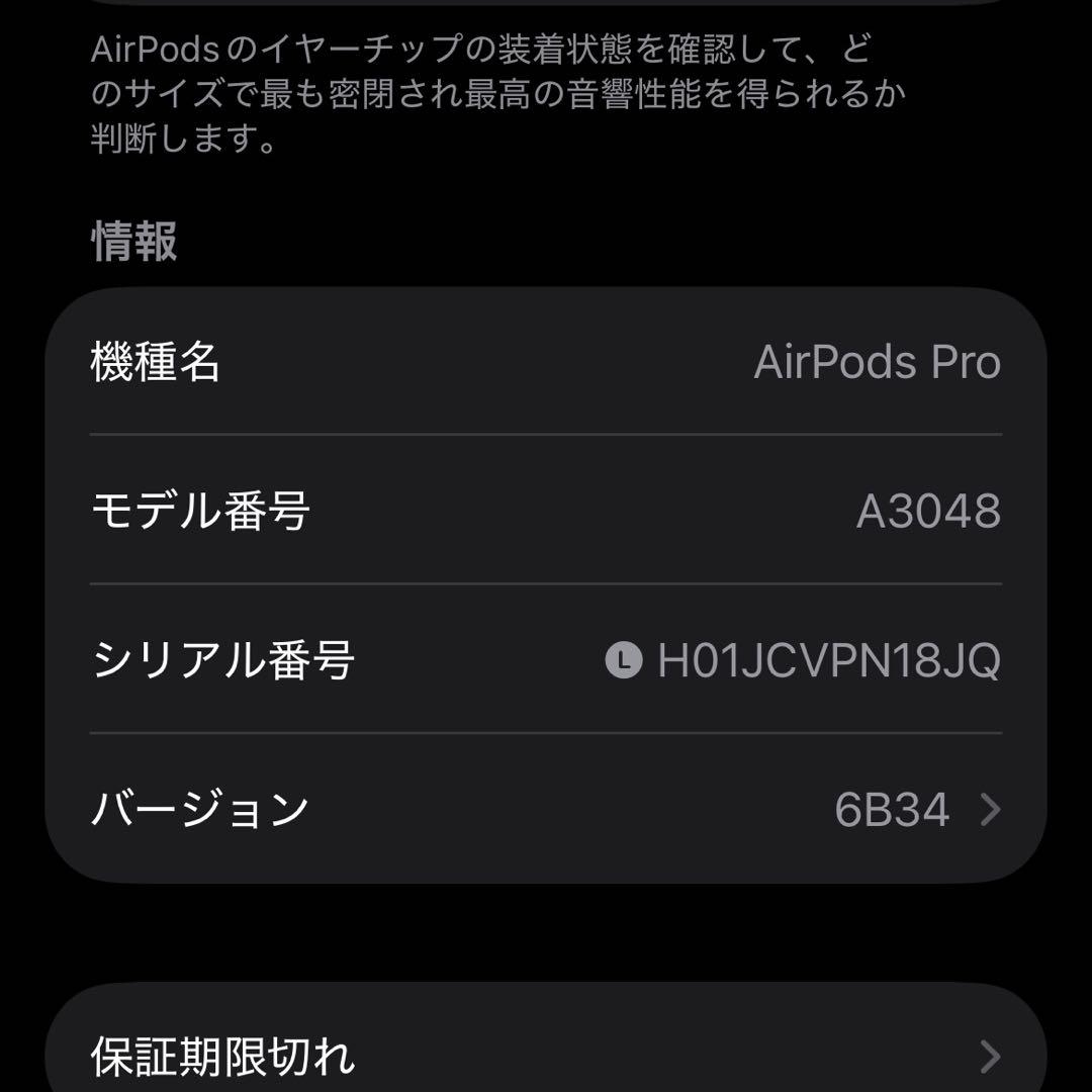 【美品】　AirPods Pro 第2世代 USB-C 全機能正常・付属品完備