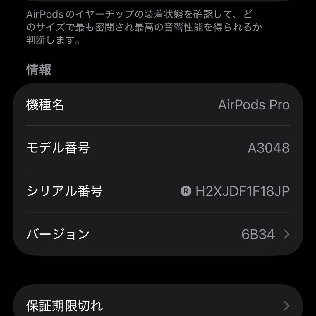 【美品】　AirPods Pro 第2世代 USB-C 全機能正常・付属品完備