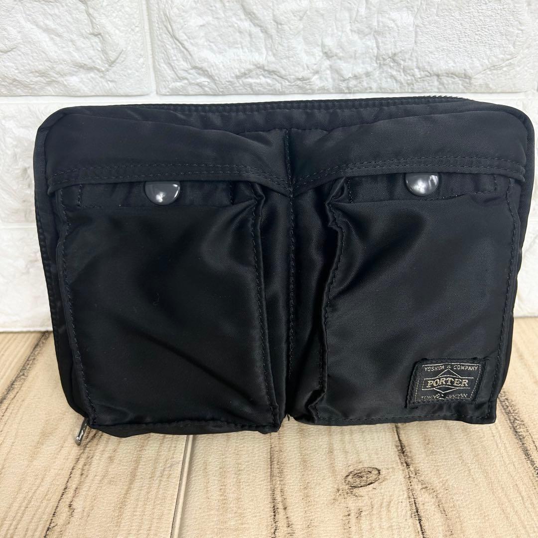 ✨極美品✨ポーター 吉田かばん タンカー 手帳カバー 軽量 ナイロン 黒 日本製