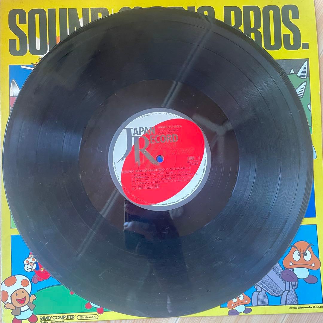徳間ジャパンレコード サウンド　マリオブラザーズ　レコード