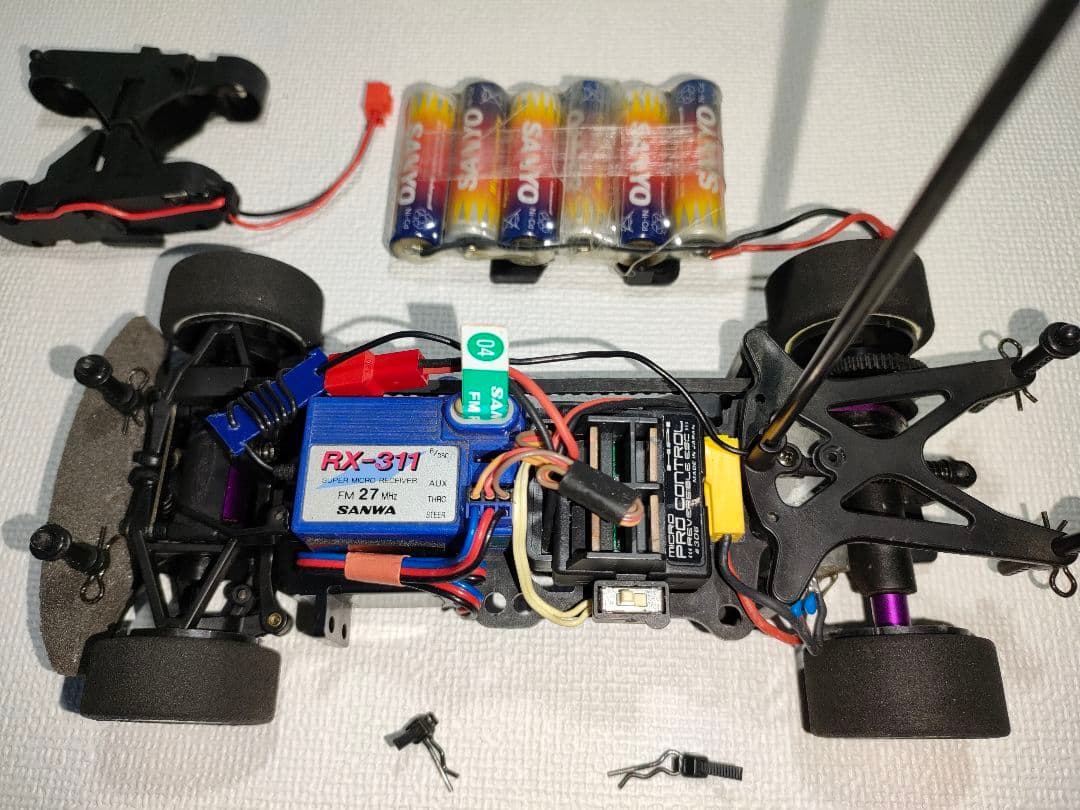 HPI マイクロRS4 1/18 RC フルセット　ボディーNSX予備