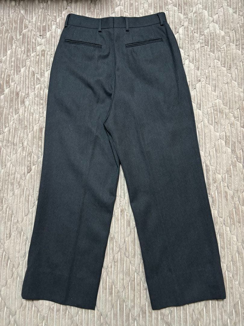 【バーバパパ】44 24aw Wool Gabardine Wide