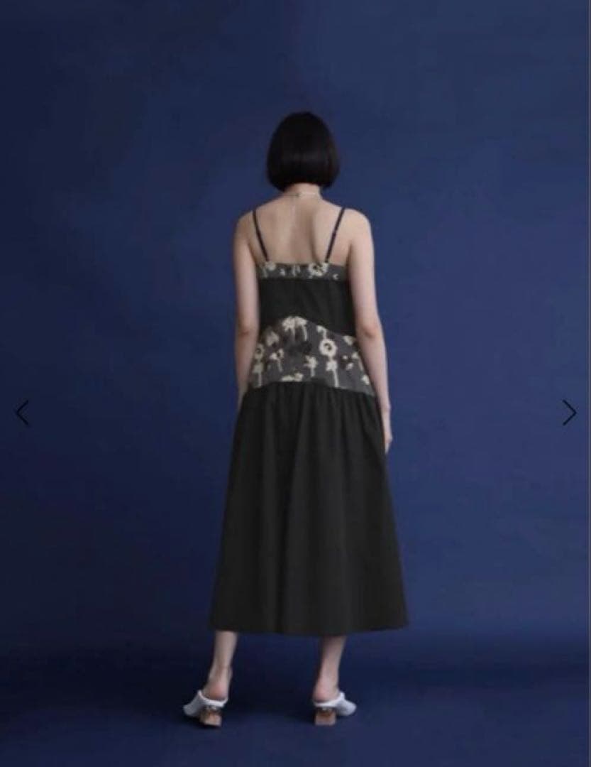 resil 桐生ヴィンテージフラワーキャミソールドレス