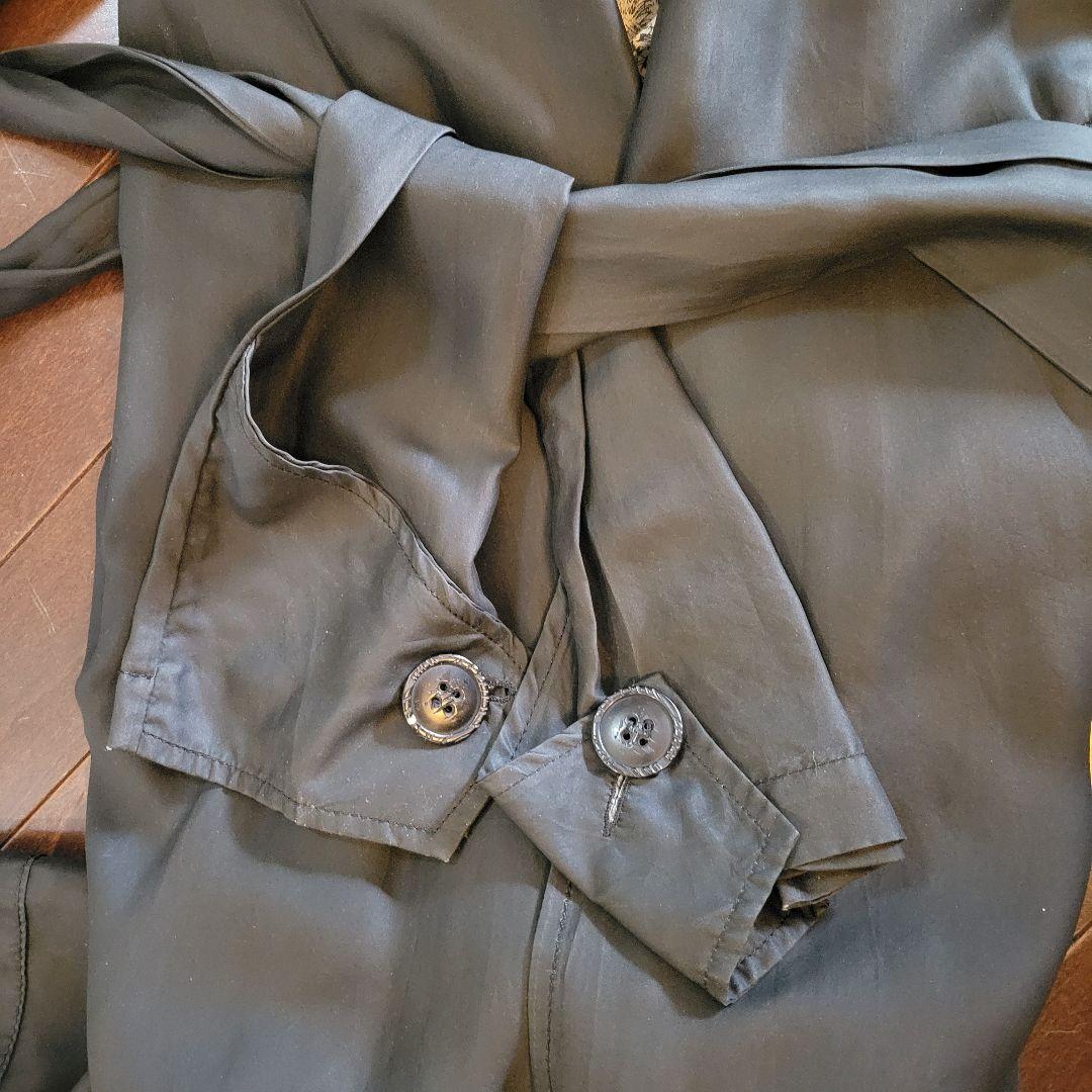 アントニオベラルディの黒クチュールトレンチコート