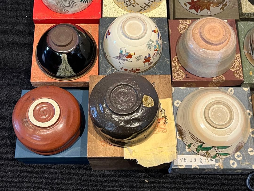 お*将様 茶碗 抹茶碗 まとめて 32点 箱付 茶道具 陶器 京焼 紫雲 英香