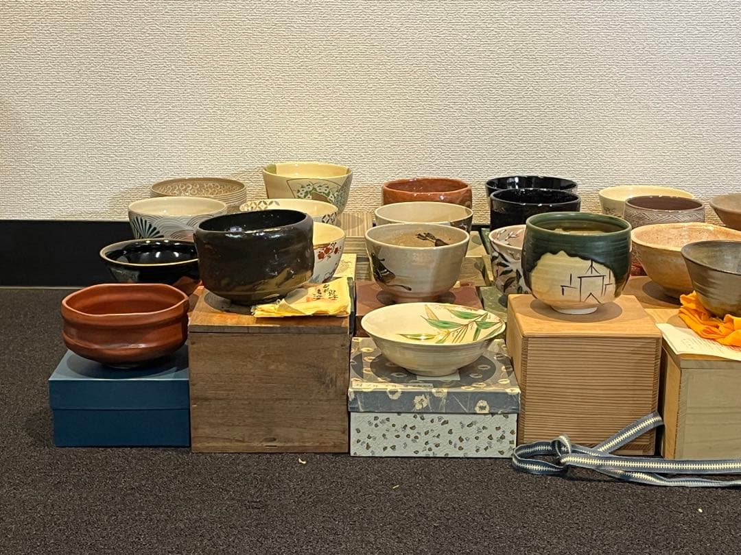 お*将様 茶碗 抹茶碗 まとめて 32点 箱付 茶道具 陶器 京焼 紫雲 英香