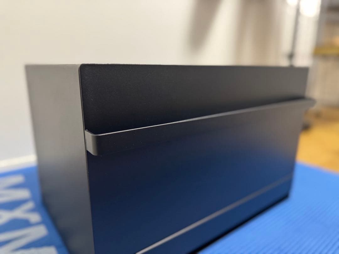 ブレッドケース　引き出し付き　ブラック