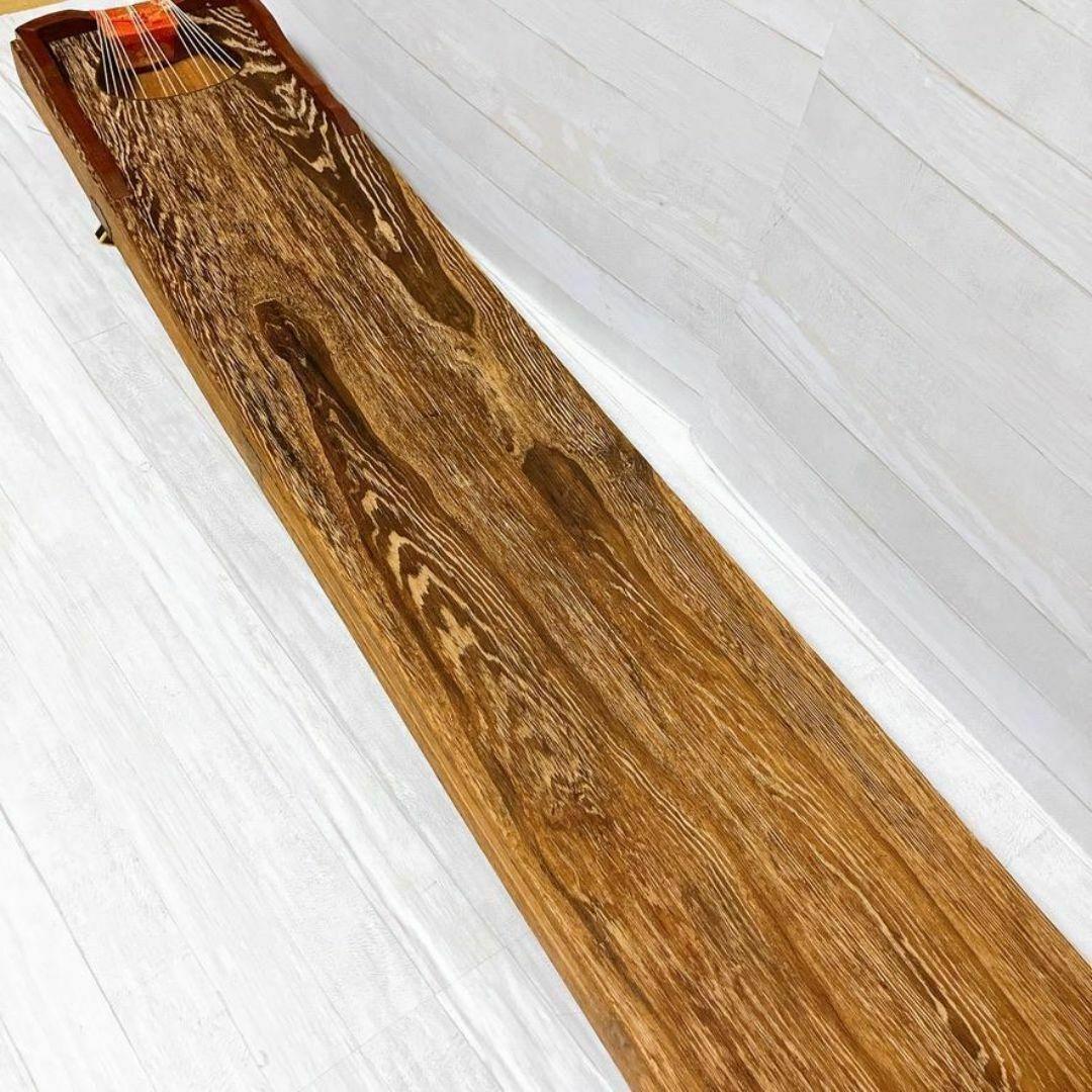 亊 琴 13弦 角巻 すだれ彫り 並甲 板目 和楽器 お琴 ソフトケース付 美品