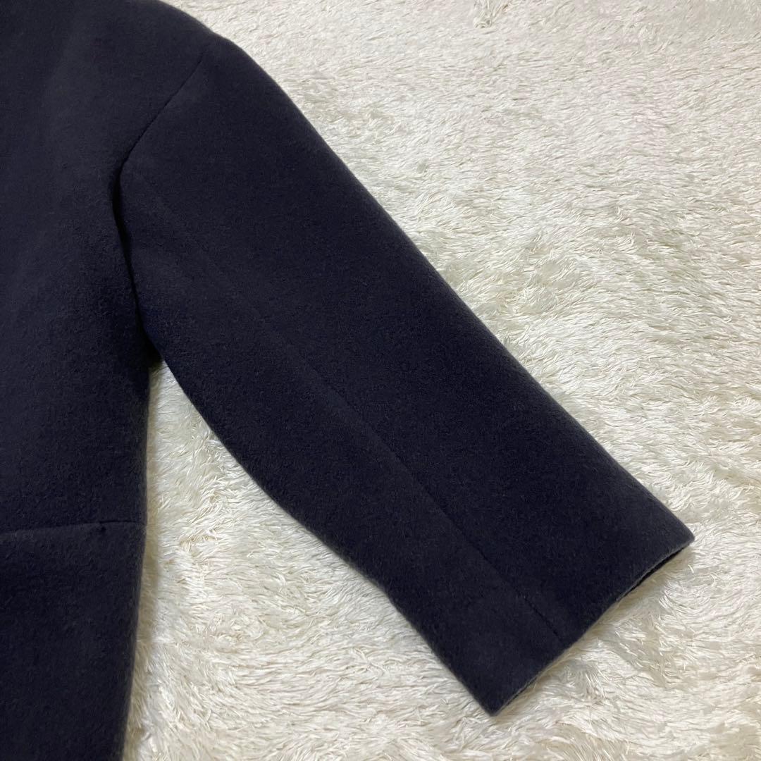 大きいサイズ✨　44 アンタイトル　ノーカラーコクーンコート　近年