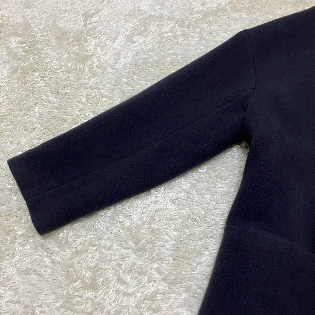 大きいサイズ✨　44 アンタイトル　ノーカラーコクーンコート　近年