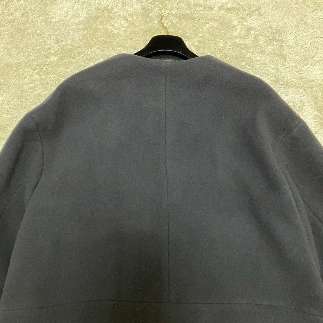 大きいサイズ✨　44 アンタイトル　ノーカラーコクーンコート　近年