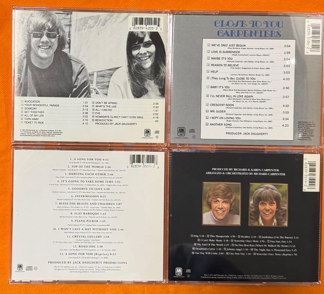 CARPENTERS リマスターCD 10枚　ベスト盤　バラ売り可能