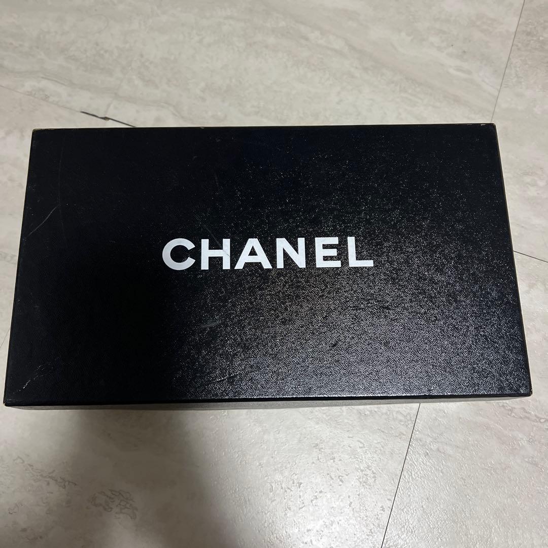 CHANEL ダークブルー エスパドリーユ