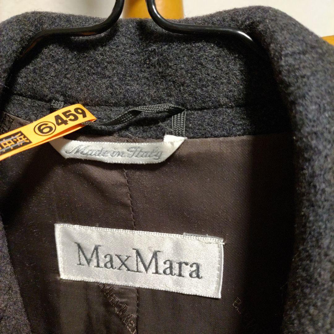 マックスマーラ グレーチェスターコート ホワイトタグ ロングコート