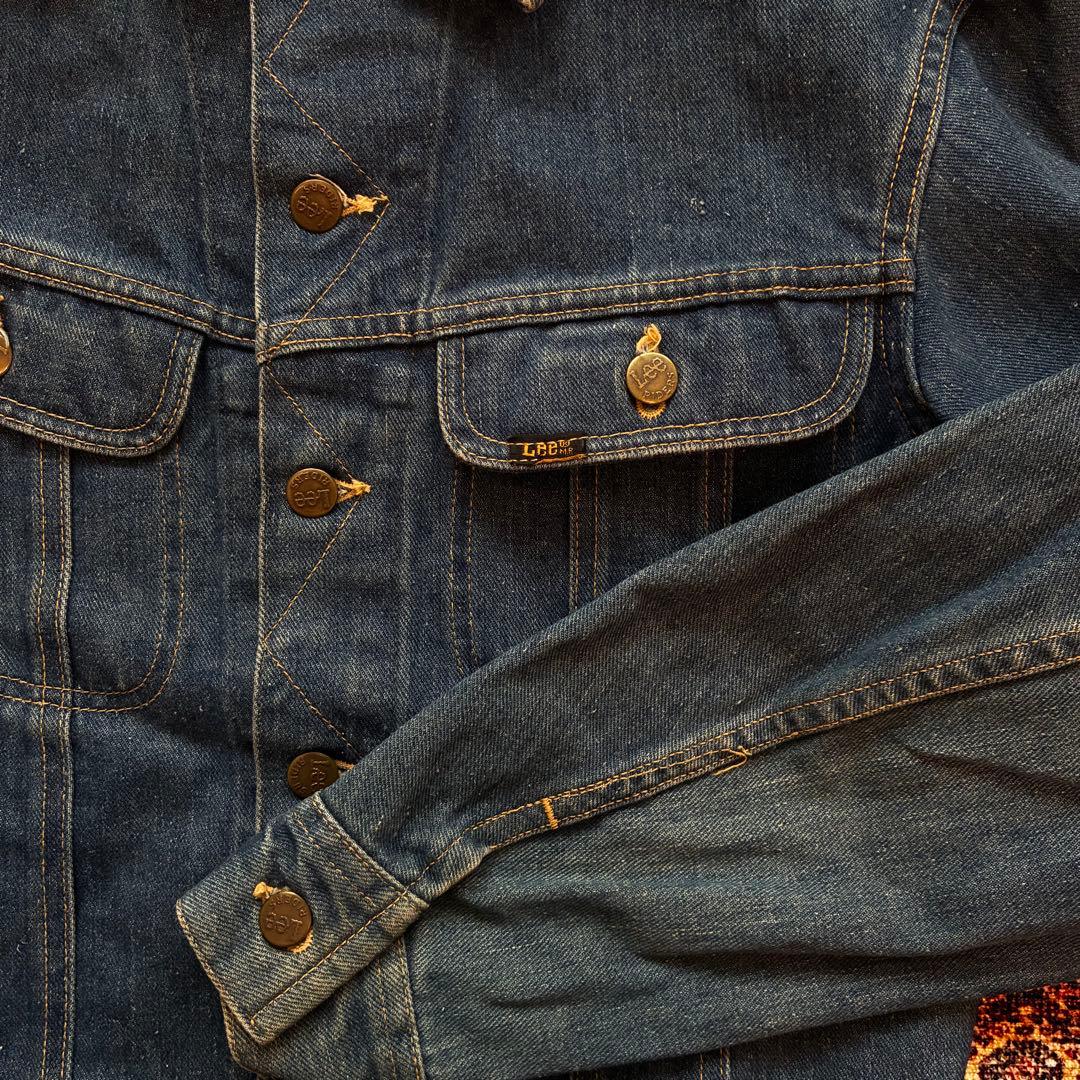 ち*あ様 lee 70s初期　101j デニムジャケット　濃紺　ドス黒
