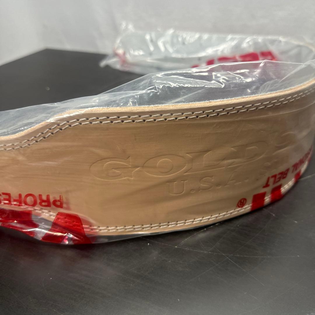 a251 ゴールドジム EXレザーベルト　パワーベルト　G3322